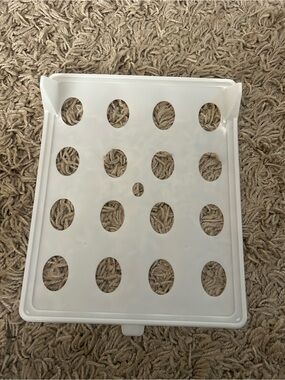 White Plastic Closet Shelf Organizer Panel